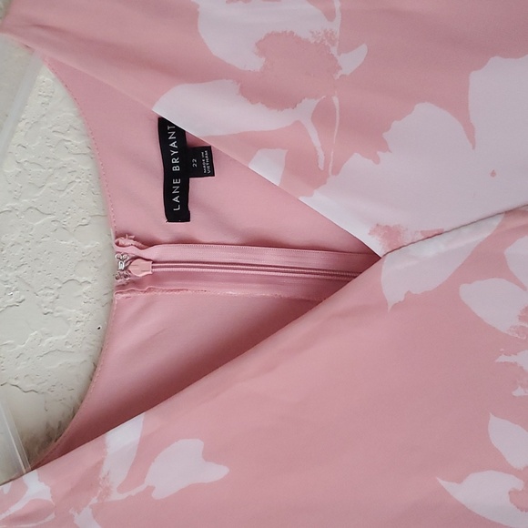 Lane Bryant Pink Asymmetrical Dress - Picture 8 of 11